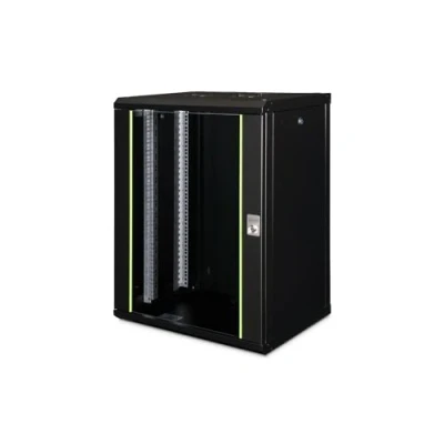 Immagine di Digitus DN 19 16 U SW Armadio rack da parete (L x A P) 600 820 450 mm Nero (RAL 9005)