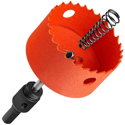 Immagine di KSP Tec Sega a tazza 80 mm Punta per lattine prese cave con espulsore Corona circolare Faretto da incasso (80 mm)