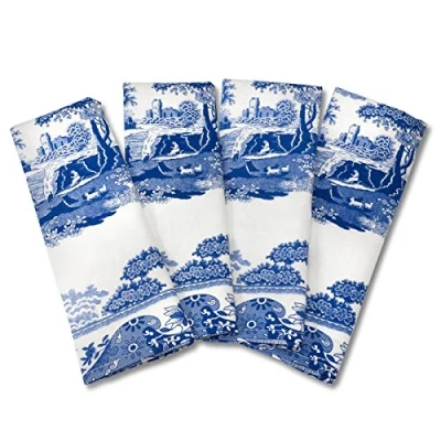 Immagine di Portmeirion Tovaglioli S/4, Cotone, Blu e Bianco