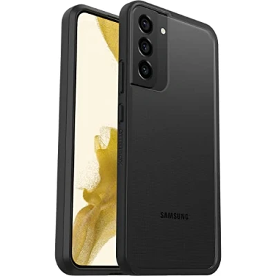 Immagine di Otterbox cover per Samsung Galaxy S22+ Sleek, resistente a shock e cadute, Sottile, testata norme anti caduta MIL STD 810G, Nero, Senza Retail Package