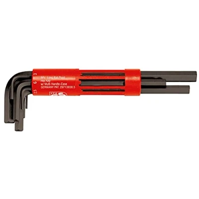 Immagine di KS Tools 151.2700 Set di 6 chiavi maschio intrecciate lunghe metriche Kit riparazione pratico e facile da usare Utensili avvitamento per fai te professionali