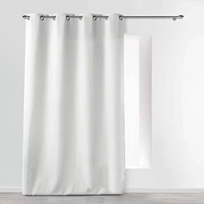 Immagine di Douceur d&#039;Intérieur 1609128 Tende in poliestere, 140 x 260 cm, colore: Bianco