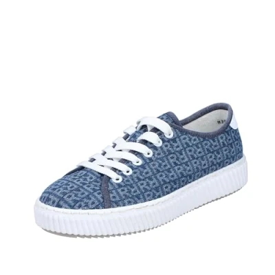 Immagine di Rieker M3926, Scarpe da Ginnastica Donna, Blu, 41 EU