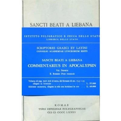 Immagine di Commentarius in Apocalypsin. Vol.I: Vol. 1