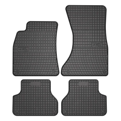 Immagine di FROGUM 547143 Set tappetino Gomma anteriore e posteriore 4 nero Su misura AUDI: A4 B9 Avant, Sedan