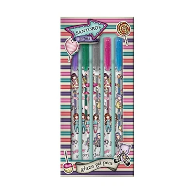 Immagine di Safta Set di 5 Penne Gel Brillante Gorjuss Fairground Carousel 8,7 x 19 1,5 cm, Multicolore, 1126GJ01