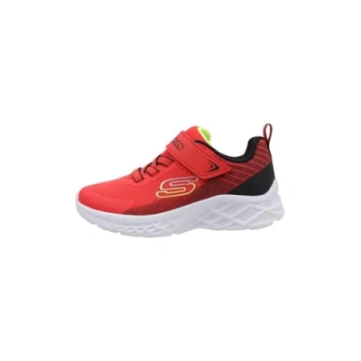 Immagine di Skechers Microspec II Zovrix, Scarpe da Ginnastica, Red Textile Synthetic Black Trim, 36 EU