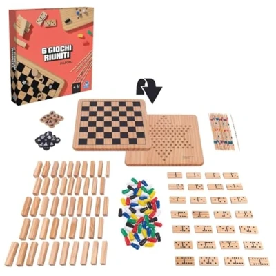Immagine di EG CLASSICI 6 Giochi riuniti in Legno