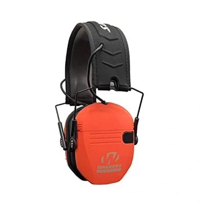 Immagine di Walker&#039;s Razor Slim Ultra Low Profile Design Compatto Gamma Regolabile Tiro Caccia Protezione Udito Paraorecchie Elettroniche, Corallo