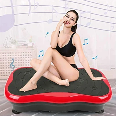 Immagine di pedana vibrante, fitness, 200W, 5 programmi, con altoparlante Bluetooth e display LCD, carico massimo 120KG