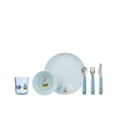 Immagine di Mepal Children&#039;s Tableware Mio Sailors Bay 6 Piece Set