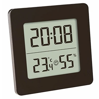 Immagine di TFA 30.5038 Termometro igrometro digitale controllo della temperatura e umidità, nero con batterie
