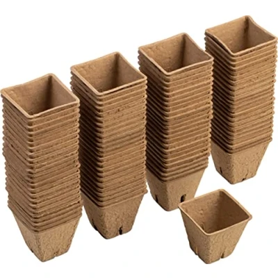 Immagine di Meister 9968310, Vasi da coltivazione, 6 x cm, pratico set 96 pezzi, in porcellana di carta, biodegradabile, vaso, semi, piante coltivate, WU9968310