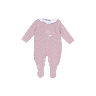 Immagine di Chicco Tutina in Tessuto,con Apertura su Schiena e entrogamba Pigiamino per Bambino Neonato, Rosa (3), 0 Mesi Bimba