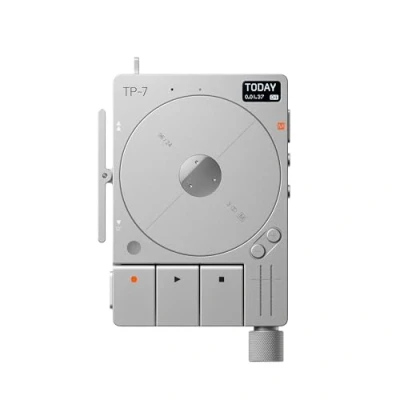 Immagine di Teenage Engineering TP 7 Registratore audio portatile con interfaccia USB C, Bluetooth, microfono e altoparlante interni, memoria di 128 GB