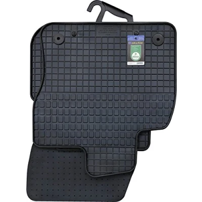 Immagine di NOVITÀ 63810 Tappetini originali in gomma per zerbini di qualità originale R Line 4 pezzi neri