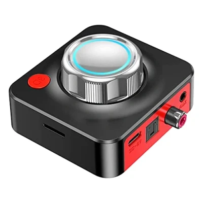 Immagine di Eighosee Adattatore Audio di Bluetooth del Trasmettitore Ricevitore 5.1, Coassiale Ottico Spdif Toslink 3,5 Mm, 500315765