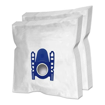 Immagine di MohMus 10 Microfibra Sacchetti per Aspirapolvere Siemens Typ G all VZ41FGALL Z3.0 Z4.0 Q4.0 Q5.0 Q8.0 VS 52 VS06A111 VS06B1110 VS06B112A VSQ5X1230 VSZ31455 VSZ7330 VSQ8SEN72C