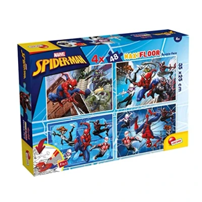Immagine di Lisciani Giochi Marvel Puzzle DF Maxi Floor 4 x 48 Spiderman, 100385