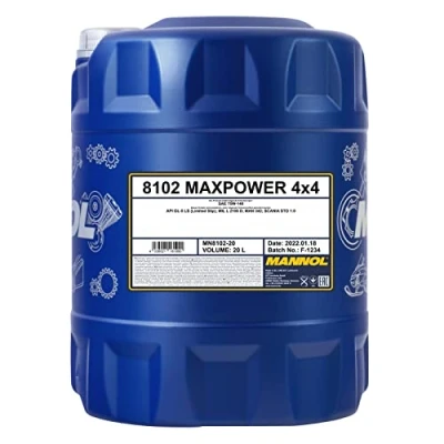 Immagine di MANNOL Max Power 4 X 75 W di 140 Api GL 5 LS, 1 Litri