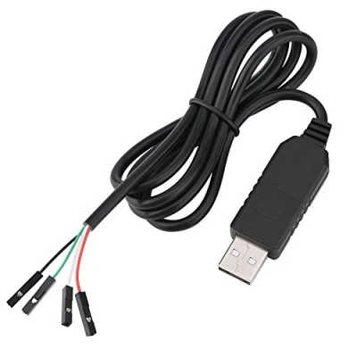 Immagine di Akozon Cavo USB TTL, PL2303HX RS232 Convertitore da a TTL Adattatore COM di Download STC Portatile Collegamento Seriale