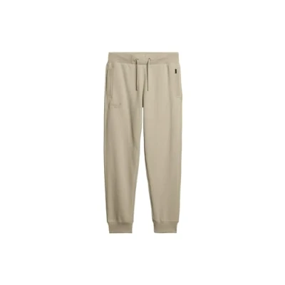 Immagine di Superdry Essential LOGO Joggers Pantaloni sportivi, Uomo, Taglia: Large, Light stone beige
