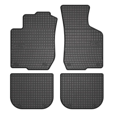 Immagine di FROGUM 0732 Set tappetino Gomma anteriore e posteriore 4 nero Su misura AUDI: A3 Hatchback