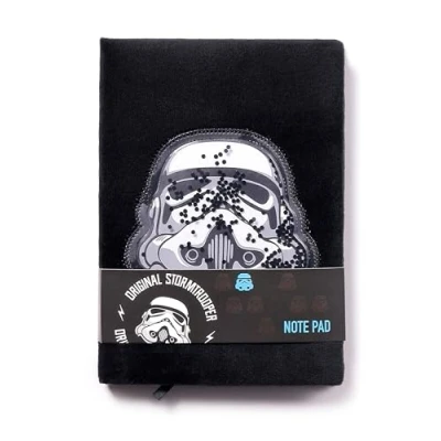 Immagine di Puckator Quaderno A5 a Righe con Copertina in Peluche L&#039;Originale Stormtrooper