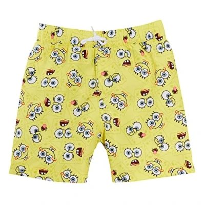 Immagine di SpongeBob Squarepants Pantaloncini da Bagno per Bambini con Coulisse in Vita Spiaggia Le Vacanze