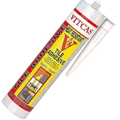 Immagine di Vitcas Colla Per Piastrelle Resistente Al Calore, 300 Ml, Già Miscelata