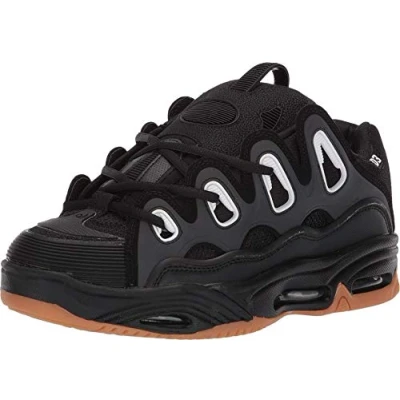 Immagine di Osiris Scarpe da skate uomo D3 2001, nero/gomma, 37 EU