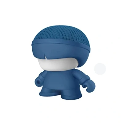 Immagine di Xoopar altoparlante Bluetooth portatile Mini realizzato con materiali resistenti Xboy Azzurro illuminato a LED Suono potente 360 telecomando selfie incorporato