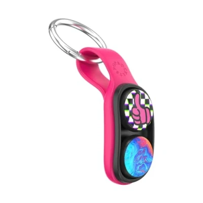 Immagine di PopSockets: PopPuck Trick Magnet e Fidget Toy con Due Dischi magnetici Inclusi Pink Punk