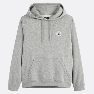 Immagine di Converse GO TO Chuck Taylor Patch Hoodie Unisex Felpa Vintage grey, Taglia: Small, grey