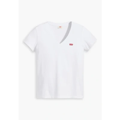 Immagine di T shirt Levi&#039;s Perfect Vneck Bianco IT 38