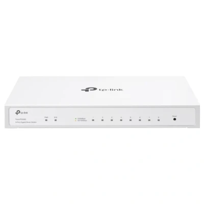 Immagine di TP Link Festa FS308G Switch Gigabit a 8 porte, porta di ingresso PoE opzionale, gestione cloud gratuita, routing statico, VLAN, ACL, IGMP Snooping, Design senza ventole