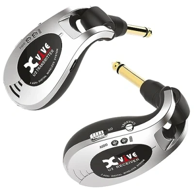 Immagine di Xvive XU2 trasmettitore wireless per chitarra, colore: argento