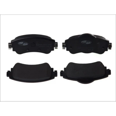 Immagine di DELPHI LP2228 Kit pastiglie freno con segnalatore acustico usura lamierino anticigolío accessori CITROËN: C4 II Hatchback, DS4 Hatchback