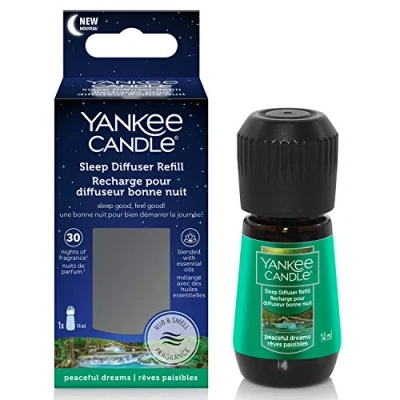 Immagine di Yankee Candle Ricarica Sleep Diffuser fragranza Peaceful Dreams per diffusore elettrico Durata della fino a 30 notti