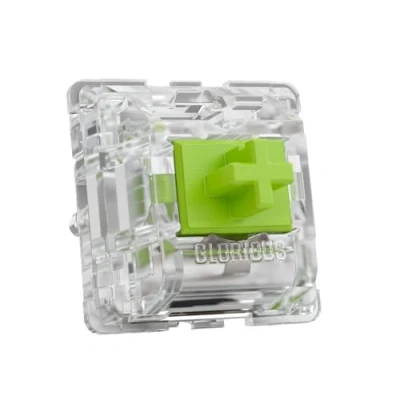 Immagine di Glorious Gaming 36 Switch Raptor per tastiera mecc. (sonori) Adatti GMMK 2/PRO e Numpad, riscontro tattile, design trasparente RGB max., attuaz. 55 g, a 5 pin Con lubrificante