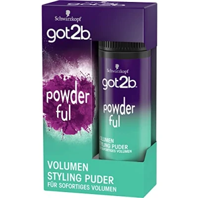 Immagine di got2b Powder&#039;ful volume Styling polvere (10 g), per capelli un aumento istantaneo del volume, con formula rivoluzionariamente leggera, tenuta 4