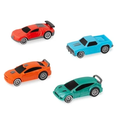 Immagine di Driven Turbocharge 4 Pack di Auto da Corsa Mini Auto, Veicoli, a Strappo, Set Regalo Giocattolo per Bambini 3 Anni +