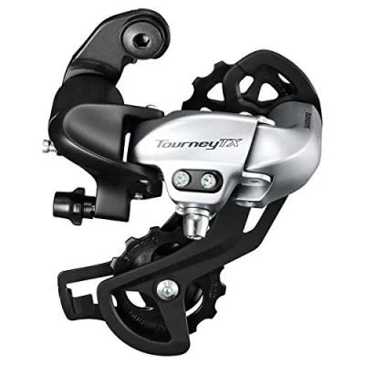 Immagine di Diverse Shimano Tourney TX RD TX800 Deragliatore Posteriore 7/8 velocità Argento 2015, Taglia unica