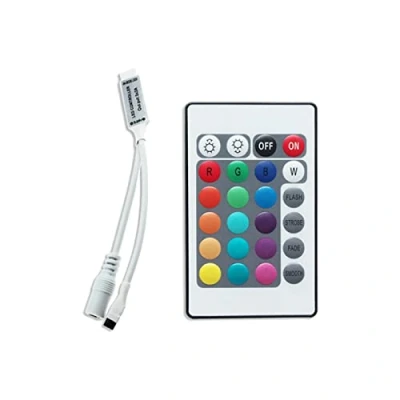 Immagine di IR RGB LED Controller Dimm/Interruttore 12 V 24 DC con telecomando per strisce spina e presa