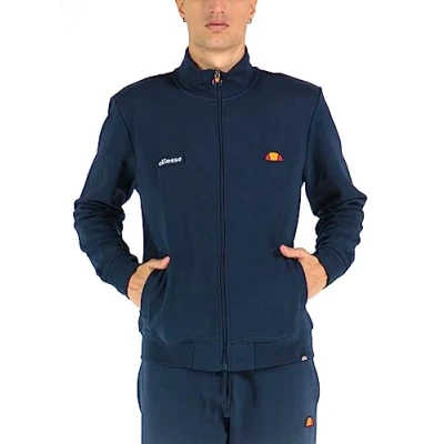 Immagine di Ellesse Felpa Full Zip Micro Logo Uomo Track Top (as6, Alpha, XX_l, Regular, Blu, XXL)
