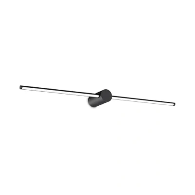 Immagine di Ideallux Ideal Lux Applique per il bagno a LED Filo nero larghezza 75 cm metallo