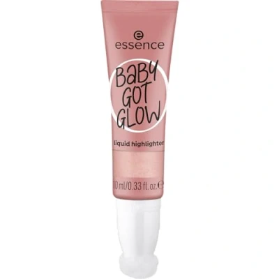 Immagine di Essence Baby GOT Glow Liquid highlighter, n. 20, viola, definendo, risultato espresso, facile da rimuovere, lucido, vegano, senza parabeni, microplastica, confezione 10 ml