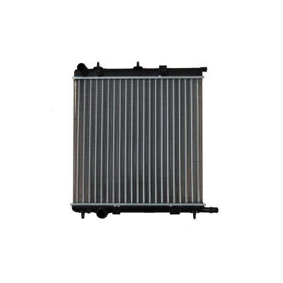 Immagine di NRF 53863 Radiatore motore Alluminio 396 380 18 con parti annesse Alette di raffreddamento saldate CITROËN: C3 I Hatchback, II, C2 Hatchback mister