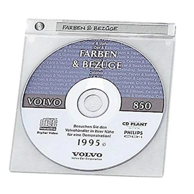 Immagine di Durable 520019 CD/DVD Top Cover, busta per 1 con libretto o 2 CD/DVD, rivestimento protettivo, porta etichetta, trasparente, conf. da 10 pezzi