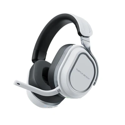 Immagine di Turtle Beach Stealth 700 Consolle Bianca PlayStation Cuffie da Gioco Wireless w/ 80hr Batteria, Altoparlanti 60mm, Doppi trasmettitori &amp; Bluetooth per PS5, PS4, Nintendo Switch, PC Mobile